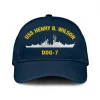 Uss Henry B. Wilson Ddg-7 Classic Cap, Custom Print/embroidered Us Navy Ships Classic Baseball Cap, Gift For Navy Veteran