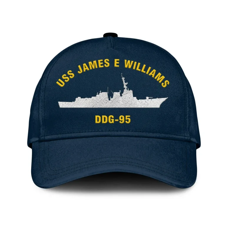 Uss James E Williams (ddg 95) Classic Cap, Custom Print/embroidered Us Navy Ships Classic Baseball Cap, Gift For Navy Veteran
