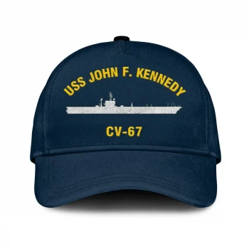 Uss John F. Kennedy Cv 67 Classic Cap, Custom Print/embroidered Us Navy Ships Classic Baseball Cap, Gift For Navy Veteran