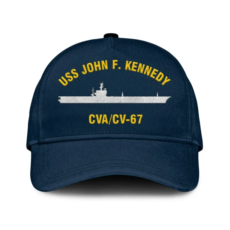 Uss John F. Kennedy Cva_cv 67 Classic Cap, Custom Print/embroidered Us Navy Ships Classic Baseball Cap, Gift For Navy Veteran