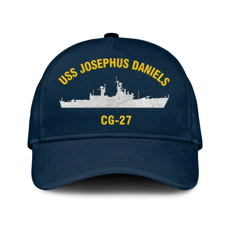 Uss Josephus Daniels Cg-27 Classic Cap, Custom Print/embroidered Us Navy Ships Classic Baseball Cap, Gift For Navy Veteran