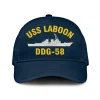 Uss Laboon Ddg-58 Classic Cap, Custom Print/embroidered Us Navy Ships Classic Baseball Cap, Gift For Navy Veteran