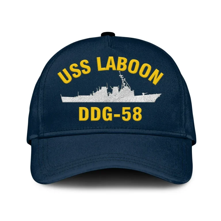 Uss Laboon Ddg-58 Classic Cap, Custom Print/embroidered Us Navy Ships Classic Baseball Cap, Gift For Navy Veteran