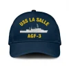 Uss La Salle Agf Classic Cap, Custom Print/embroidered Us Navy Ships Classic Baseball Cap, Gift For Navy Veteran