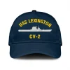 Uss Lexington Cv-2 Classic Cap, Custom Print/embroidered Us Navy Ships Classic Baseball Cap, Gift For Navy Veteran