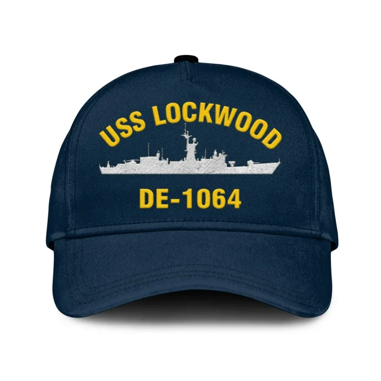 Uss Lockwood De 1064 Classic Cap, Custom Print/embroidered Us Navy Ships Classic Baseball Cap, Gift For Navy Veteran
