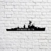 Uss Massey Dd-778 Navy Ship Metal Sign, Memory Wall Metal Sign Gift For Navy Veteran