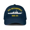 Uss Mccampbell Ddg-85 Classic Cap, Custom Print/embroidered Us Navy Ships Classic Baseball Cap, Gift For Navy Veteran