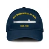 Uss Minneapolis-st Paul Ssn-708 Classic Cap, Custom Print/embroidered Us Navy Ships Classic Baseball Cap, Gift For Navy Veteran