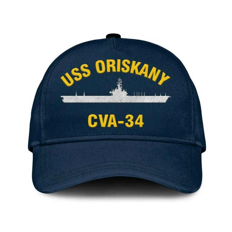 Uss Oriskany Cva-34 Classic Cap, Custom Print/embroidered Us Navy Ships Classic Baseball Cap, Gift For Navy Veteran