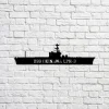 Uss Okinawa Lph-3 Ship Navy Ship Metal Sign, Memory Wall Metal Sign Gift For Navy Veteran