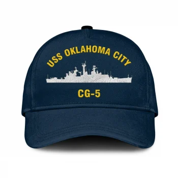 Uss Oklahoma City Cg-5 Classic Cap, Custom Print/embroidered Us Navy Ships Classic Baseball Cap, Gift For Navy Veteran