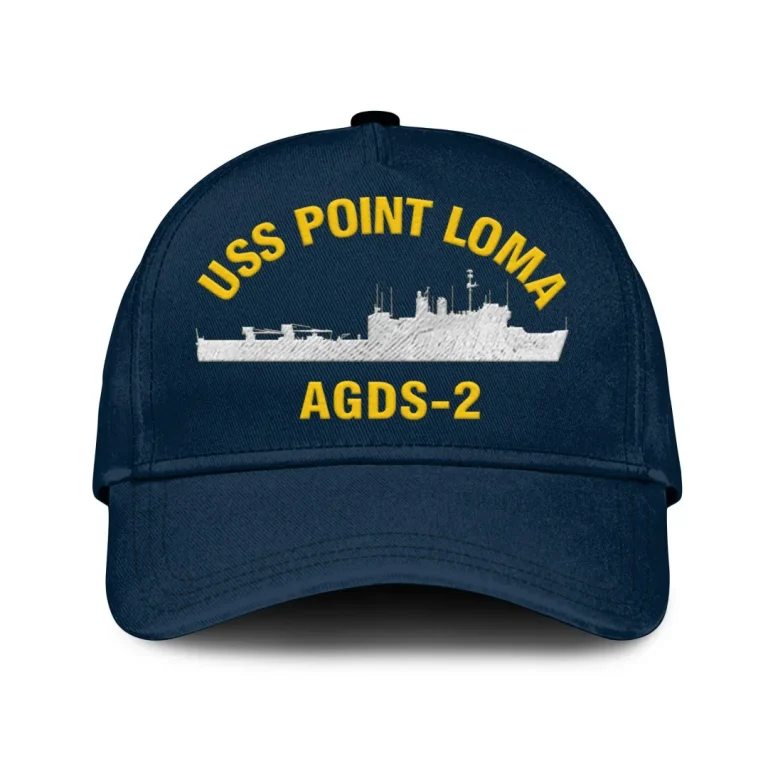 Uss Point Loma Agds-2_mu Classic Cap, Custom Print/embroidered Us Navy Ships Classic Baseball Cap, Gift For Navy Veteran