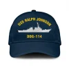 Uss Ralph Johnson Ddg114 Classic Cap, Custom Print/embroidered Us Navy Ships Classic Baseball Cap, Gift For Navy Veteran