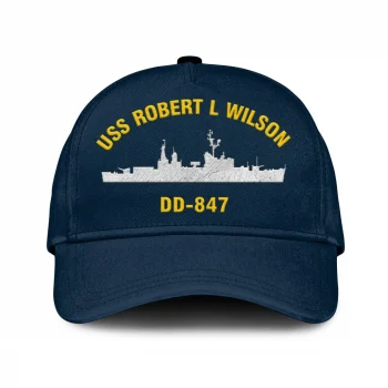 Uss Robert L Wilson Dd-847 Classic Cap, Custom Print/embroidered Us Navy Ships Classic Baseball Cap, Gift For Navy Veteran