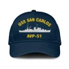 Uss San Carlos Avp-51 Classic Cap, Custom Print/embroidered Us Navy Ships Classic Baseball Cap, Gift For Navy Veteran