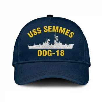 Uss Semmes Ddg-18 Classic Cap, Custom Print/embroidered Us Navy Ships Classic Baseball Cap, Gift For Navy Veteran