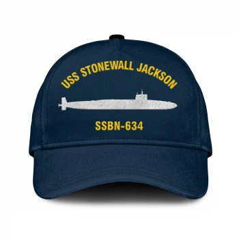 Uss Stonewall Jackson Ssbn 634 Classic Cap, Custom Print/embroidered Us Navy Ships Classic Baseball Cap, Gift For Navy Veteran