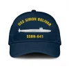 Uss Simon Bolivar Ssbn-641 Classic Cap, Custom Print/embroidered Us Navy Ships Classic Baseball Cap, Gift For Navy Veteran