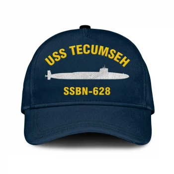 Uss Tecumseh Ssbn 628 Classic Cap, Custom Print/embroidered Us Navy Ships Classic Baseball Cap, Gift For Navy Veteran