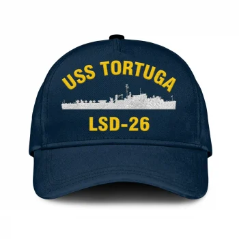 Uss Tortuga Lsd-26 Classic Cap, Custom Print/embroidered Us Navy Ships Classic Baseball Cap, Gift For Navy Veteran