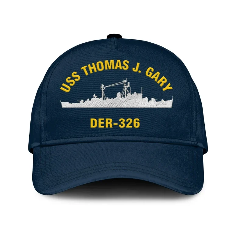 Uss Thomas J. Gary. Der-326 Classic Cap, Custom Print/embroidered Us Navy Ships Classic Baseball Cap, Gift For Navy Veteran