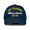 Uss Tolovana Ao-64 Classic Cap, Custom Print/embroidered Us Navy Ships Classic Baseball Cap, Gift For Navy Veteran