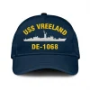 Uss Vreeland De-1068 Classic Cap, Custom Print/embroidered Us Navy Ships Classic Baseball Cap, Gift For Navy Veteran