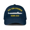 Uss Von Steuben Ssbn-632 Classic Cap, Custom Print/embroidered Us Navy Ships Classic Baseball Cap, Gift For Navy Veteran