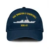 Uss Winston S Churchill Ddg-81 Classic Cap, Custom Print/embroidered Us Navy Ships Classic Baseball Cap, Gift For Navy Veteran