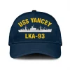 Uss Yancey Lka-93 Classic Cap, Custom Print/embroidered Us Navy Ships Classic Baseball Cap, Gift For Navy Veteran