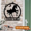 Personalized Unicorn Night Sky Metal Sign, Custom Metal Wall Art, Unicorn Outdoor Artwork, Gift For Her