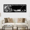 Trucking Sign , Semi Truck And Trailer Picture, Semi Truck Metal Wall Decoration, Personalized Company Name, Extra Metal Wall Abstract
