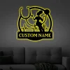 Untitled Personalized Nurse Sign With Led Lights, Nurse Wall Decor, Personalized Nurse Gift, Nurse Graduation Gift, Nurse Door Hanging Monogram Sign
