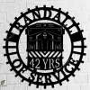 Train Sign, Retired Train Engineer, Personalized Train Sign, Gift Retirement, Metal Sign, Art, Rail Track, Railroad Sign, Retired Railway