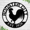 Custom Rooster House Sign, Rooster House Coop Sign, Rooster Decor, Our Little Coop Sign Metal Sign, Chicken Sign, Personalized Coop Sign