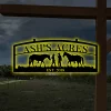 Personalized Metal Farm Sign Horse With Led Lights, Custom Outdoor Ranch, Barn, Stable, Front Gate, Wall Decor Art Gift