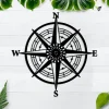 Personalized Compass Rose Metal Wall Art, Metal Compass Sign, Man Cave Decor, Nautical Metal Compass, Outdoor Wall Decor, Office Decor