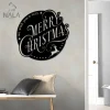 We Wish You A Merry Christmas Metal Sign, Christmas Wall Hanging, Metal Wall Art Decor For Christmas, Xmas Home Decoration, Gift For Christmas