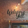 Welcome Y'all Cut Metal, Metal Art Wall Decor, Cut Wall Hanging, Home Decoration, Home Gift