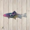Cutthroat Trout Fish Metal Wall Decor, Cutthroat Trout Steel Wall Hanging