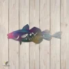 Cod Fish Metal Art, Cod Laser Cut Wall Hanging For Ship