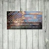 The Pledge Of Allegiance American Flag Metal Art, The Pledge Of Allegiance Fourth Of July Decorative Wall Hanging