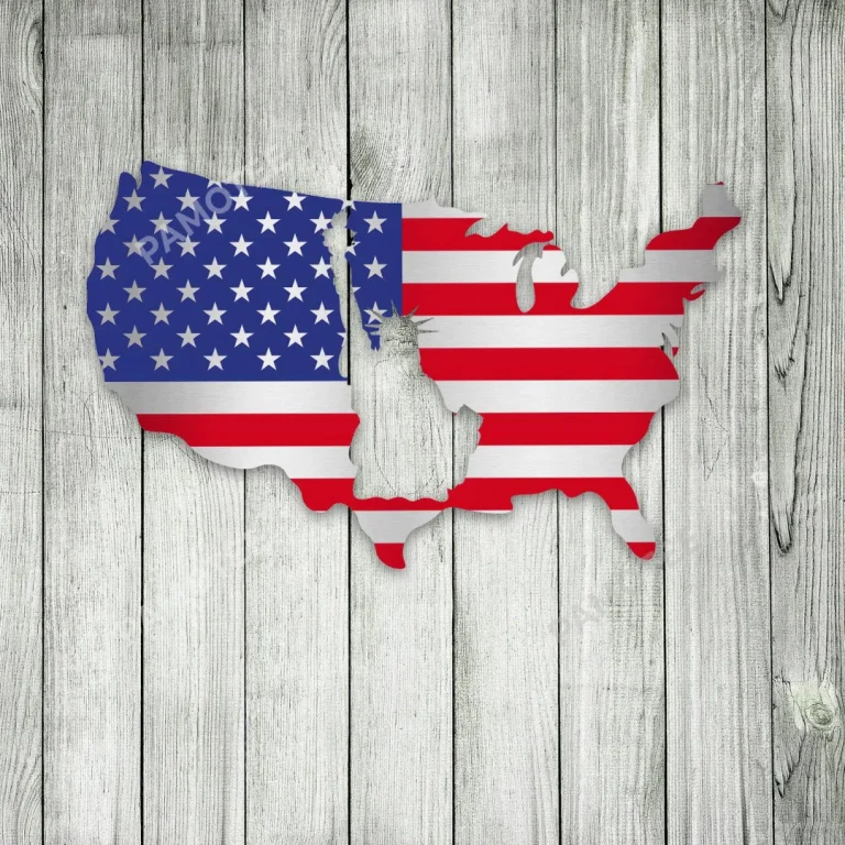 Liberty Statue Usa Metal Sign, Happy Independence Day Steel Wall Hanging