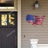 One Nation Under God American Flag Metal Art, One Nation Under God Decor For Dad, Patriots, Veterans