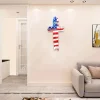 American Cross Metal Sign, Jesus, Christianity Indoor Wall Hanging