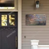 Iwo Jima American Flag Silhouette Metal Art, Iwo Jima Veteran, Independence Day Gift For Dad