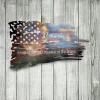 America, Home Of The Free Because Of The Brave Metal Art, Welded Decor For Veterans