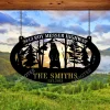 Customized Funny Standing Bear Metal Sign, Bear Lovers Home Art