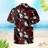 Billards Dark Red Hawaii Shirt, Gift For Him, Aloha Shirt For Mens, Womens